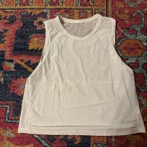 Athleta white muscle tank